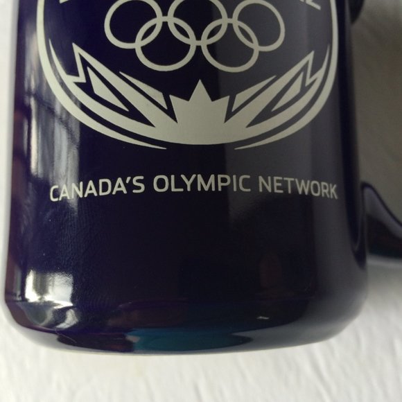CTV Canada Network London 2012 Olympic Games Coffee Mug Blue Ware 12 oz - Picture 8 of 8